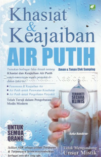 Khasiat dan Keajaiban Air Putih