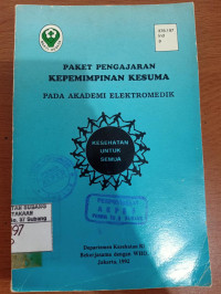 Paket Pengajaran Kepemimpinan Kesuma pada akademi Elektromedik