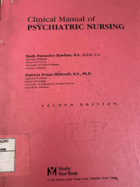 Clinical Manual Of Psychiatric Nursing