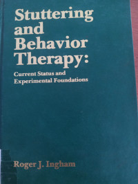 Stuttering and Behavior Therapy